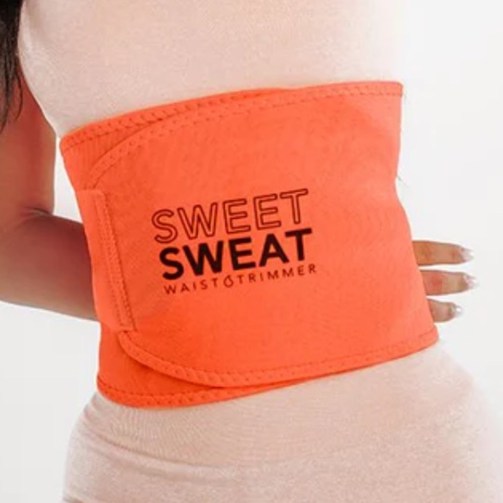 Orange neon sweet sweat band.